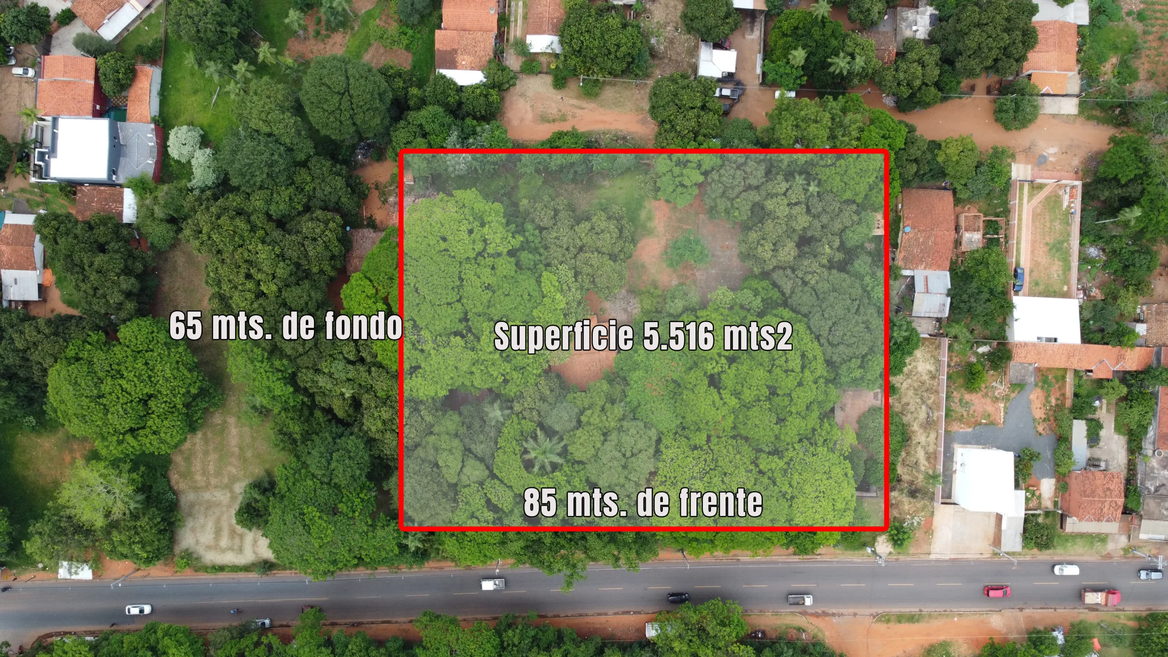 Terreno en Venta en Luque – 5.516 m² sobre Av. Coronel Martínez | Ideal para Desarrollo Inmobiliario e Inversión — Luque